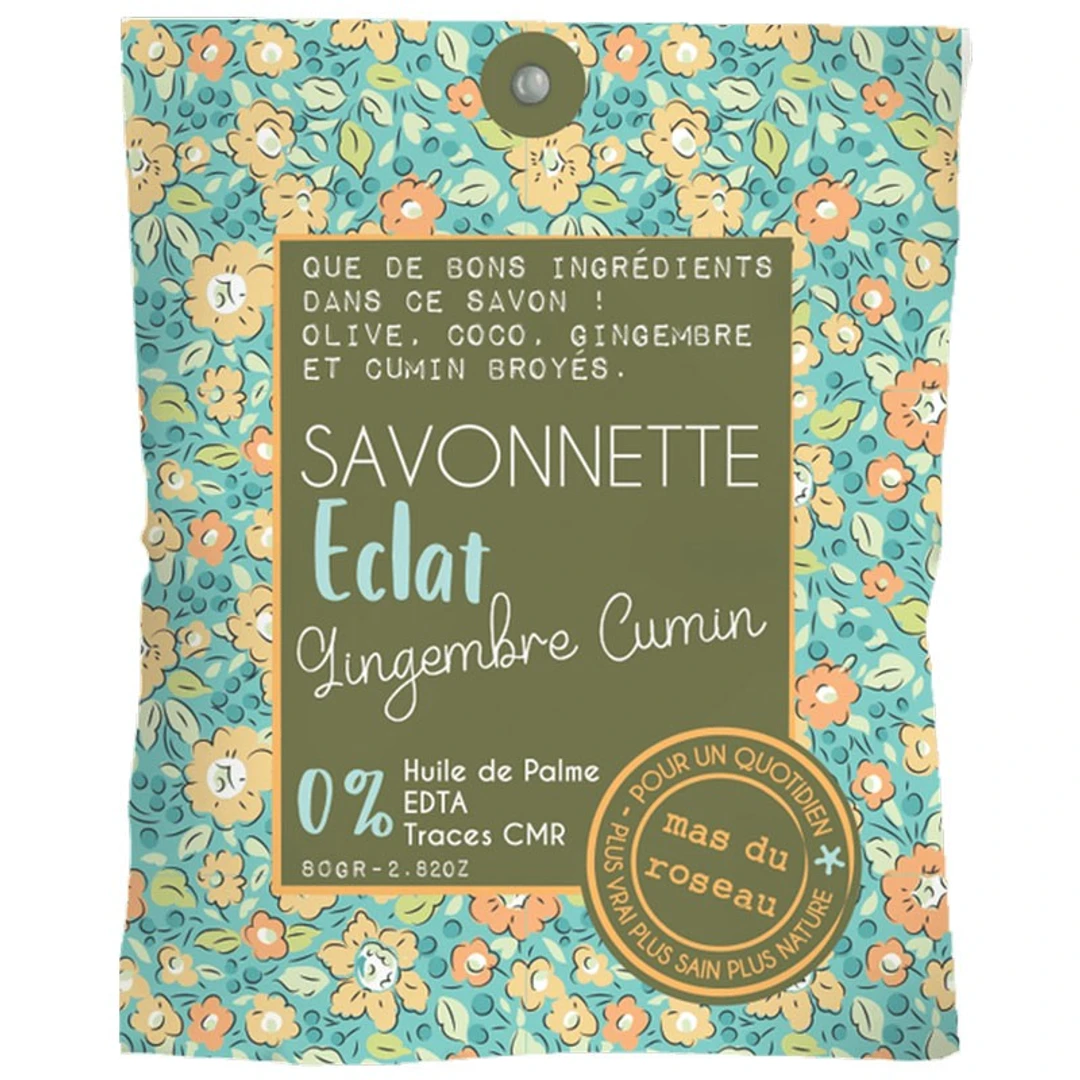 Savonnette "Eclat" Gingembre/Cumin Mas Du Roseau 80G