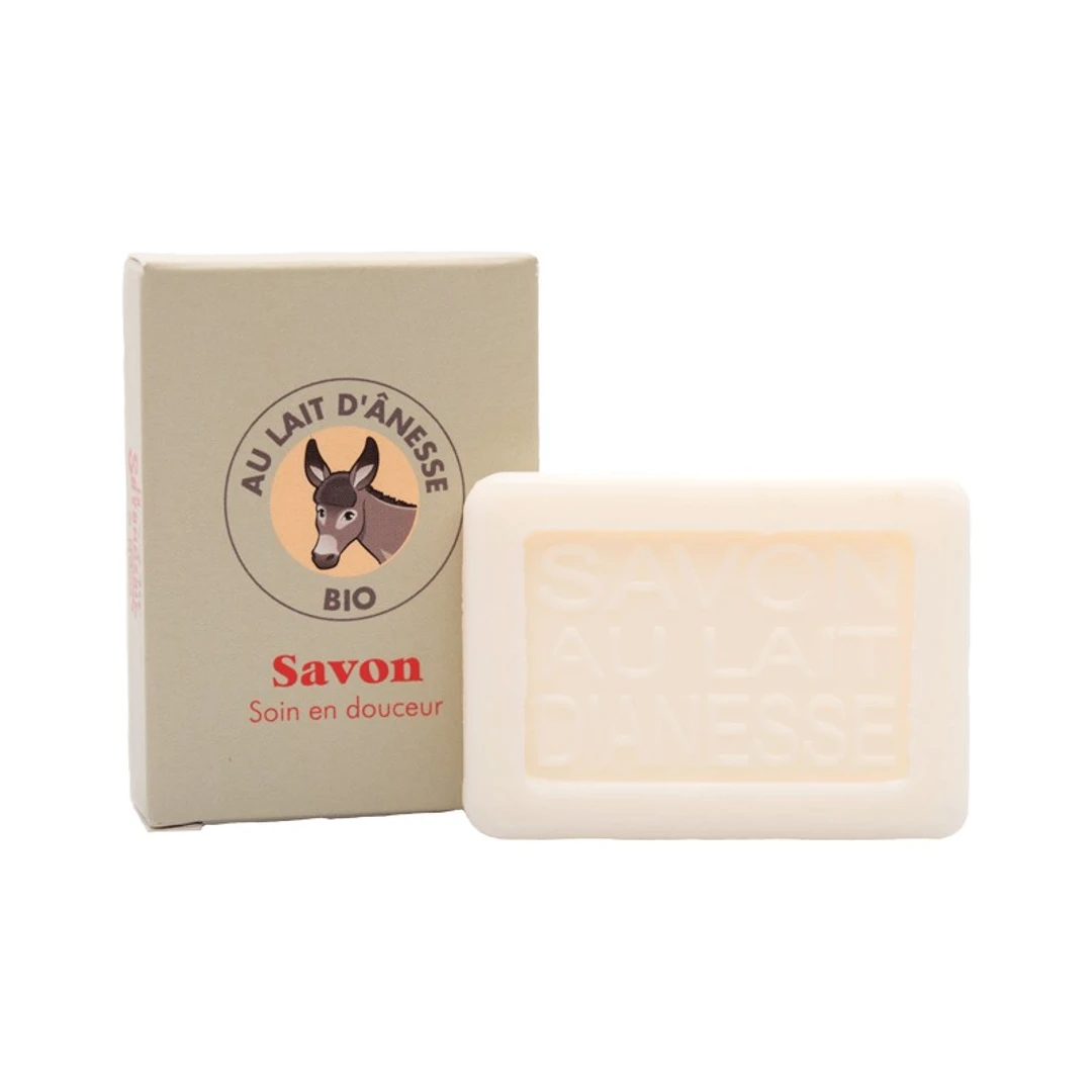 [SLA25G] Savonnette Invité Au Lait d'Anesse Bio Savonnerie de Nyons 25G