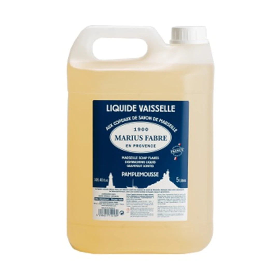 [SLMBHO] Liquide Vaisselle Au Savon de Marseille Marius Fabre 5L