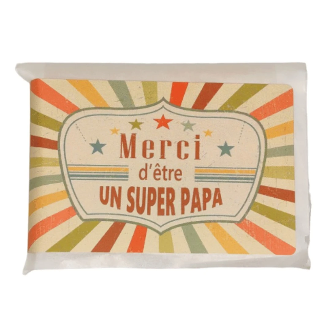 Savonnette Merci "Super Papa" Mas Du Roseau 50G