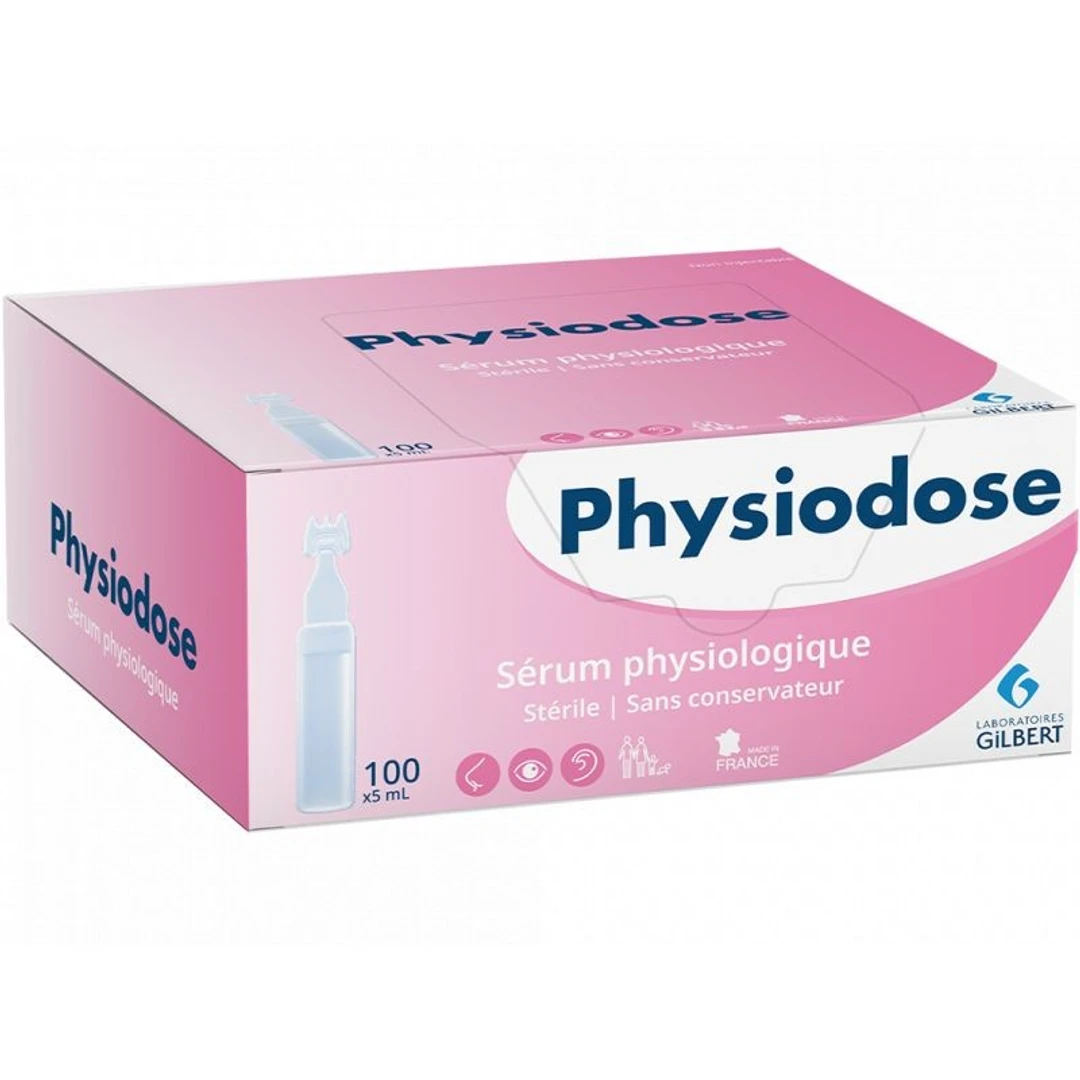 [SPU5ML] Sérum Physiologique Unidose 5ml Laboratoire Gilbert boite de 100