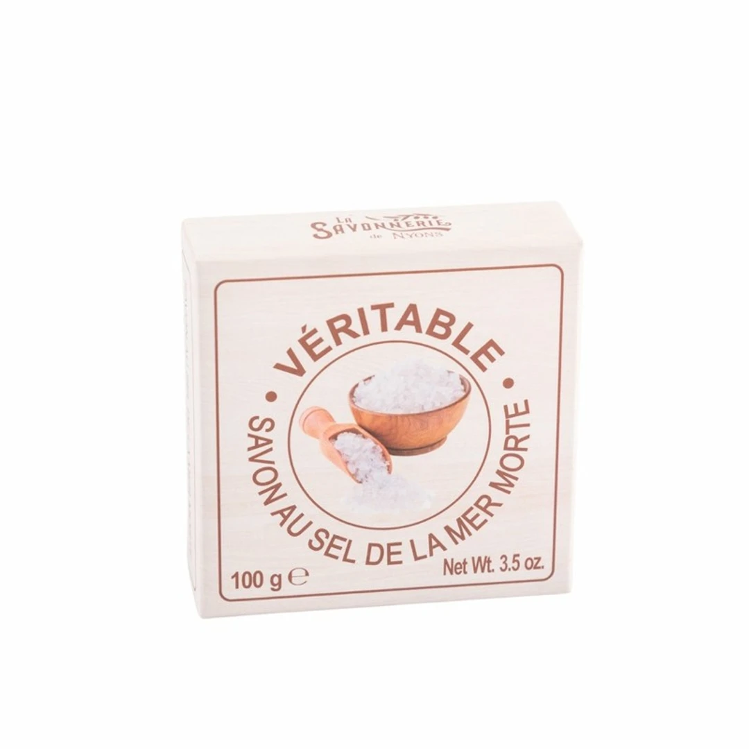Savon Au Sel Blanc de La Mer Morte Savonnerie de Nyons 100G