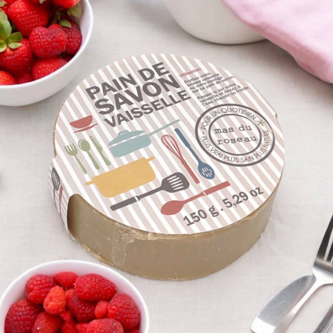 [SVMDR150] Savon Vaisselle Solide Mas Du Roseau Palet 150G
