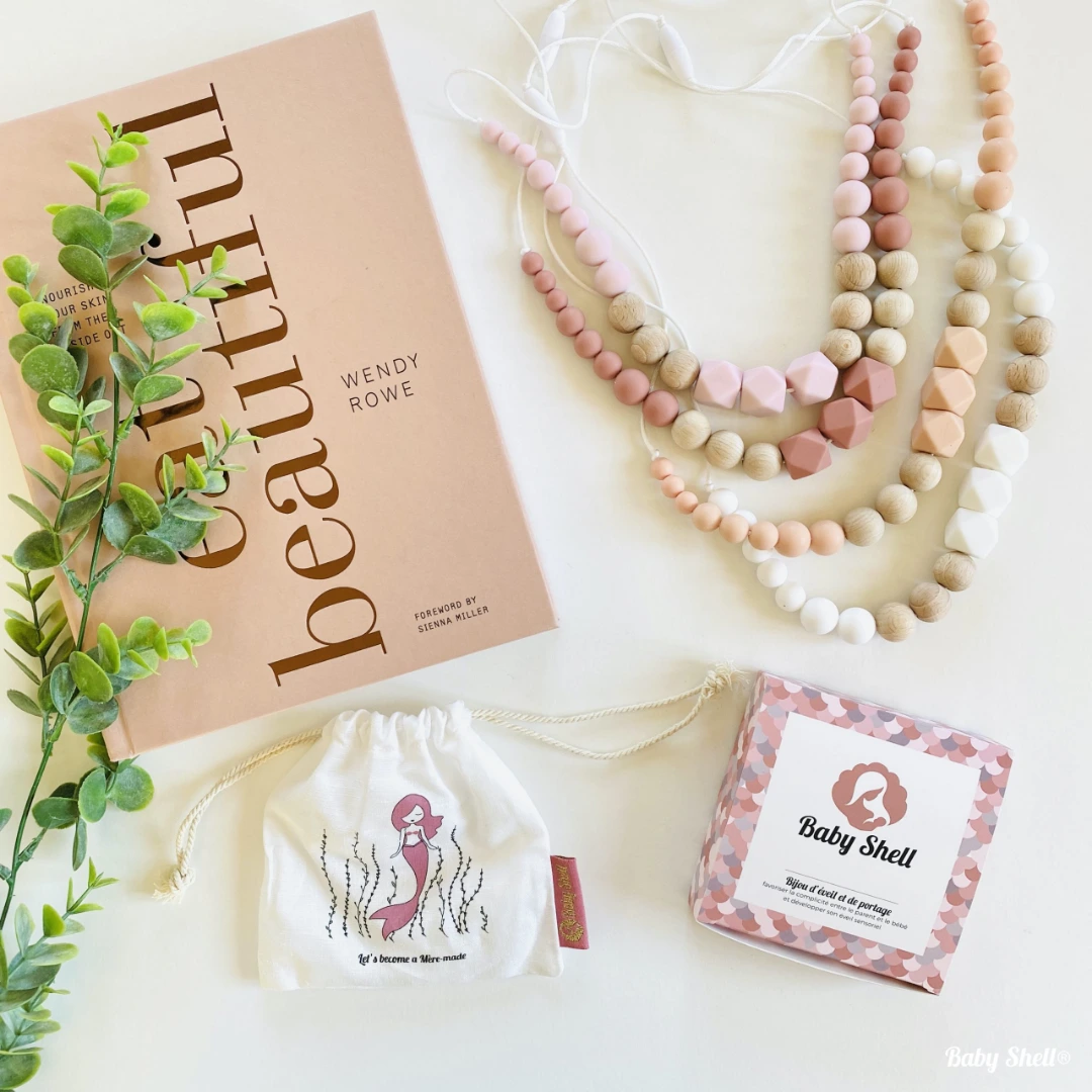 Collier d'Allaitement & d'Eveil Boaime Baby Shell L'Unité