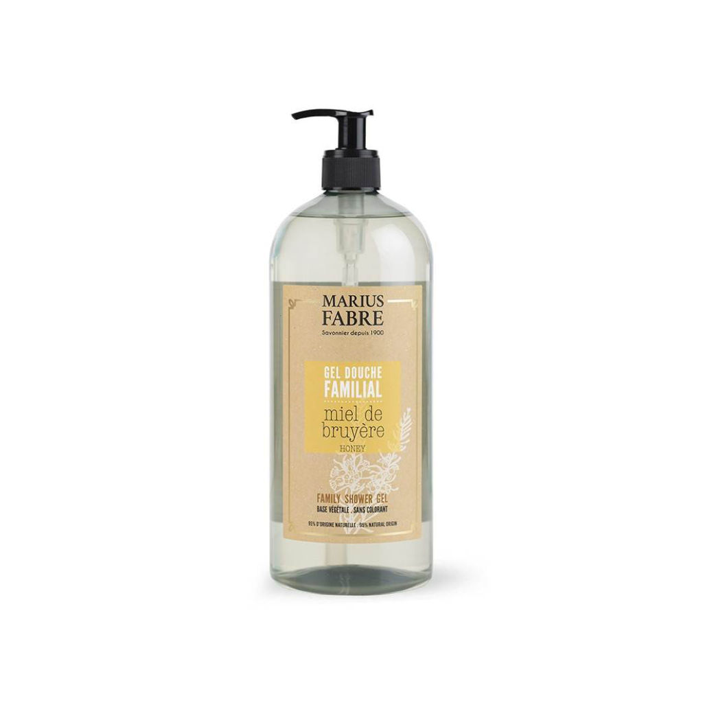 Gel Douche Familial Marius Fabre Flacon Pompe de 1L (Lavande)