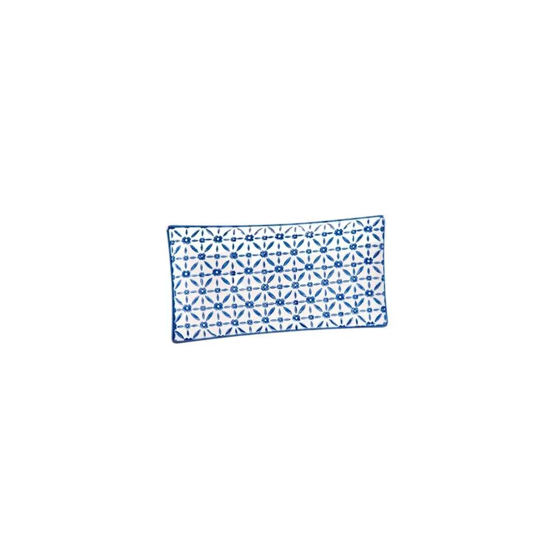 Présentoir à Serviette Céramique 23X12X1.8cm Savonnerie de Nyons (Bleu)