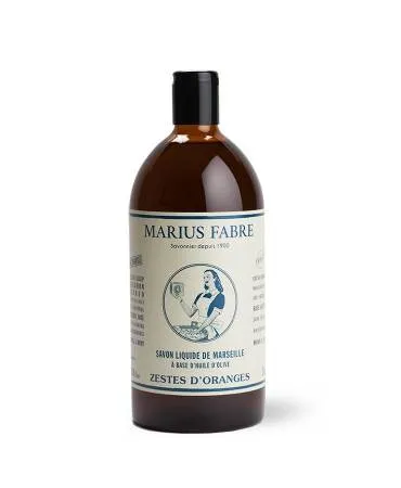 [SLMFHE1-01] Savon de Marseille Liquide Aux Huiles Essentielles Marius Fabre 1L (Pin Parasol)