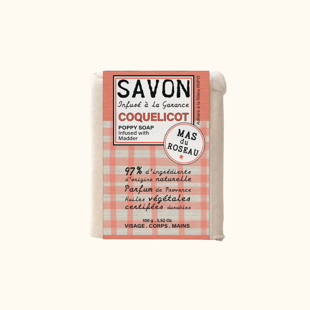 [SMDR100-AG] Savonnette Parfumée Sans EDTA Le Mas Du Roseau 100G (Agrumes)