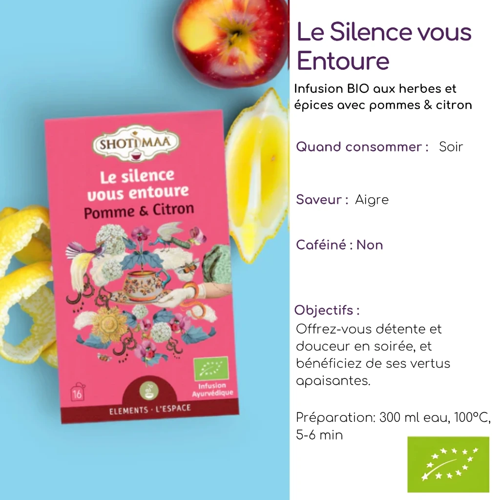 Tisane Bio Gamme "Eléments" SHOTI MAA Boite de 16 Sachets