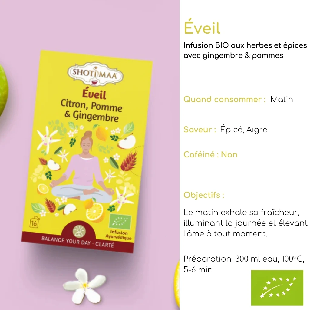 Tisane Bio Gamme "Harmonie" SHOTI MAA Boite de 16 Sachets