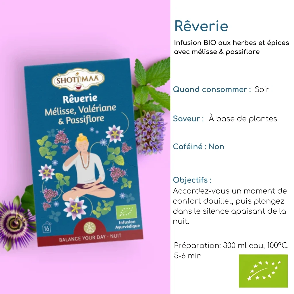 Tisane Bio Gamme "Harmonie" SHOTI MAA Boite de 16 Sachets