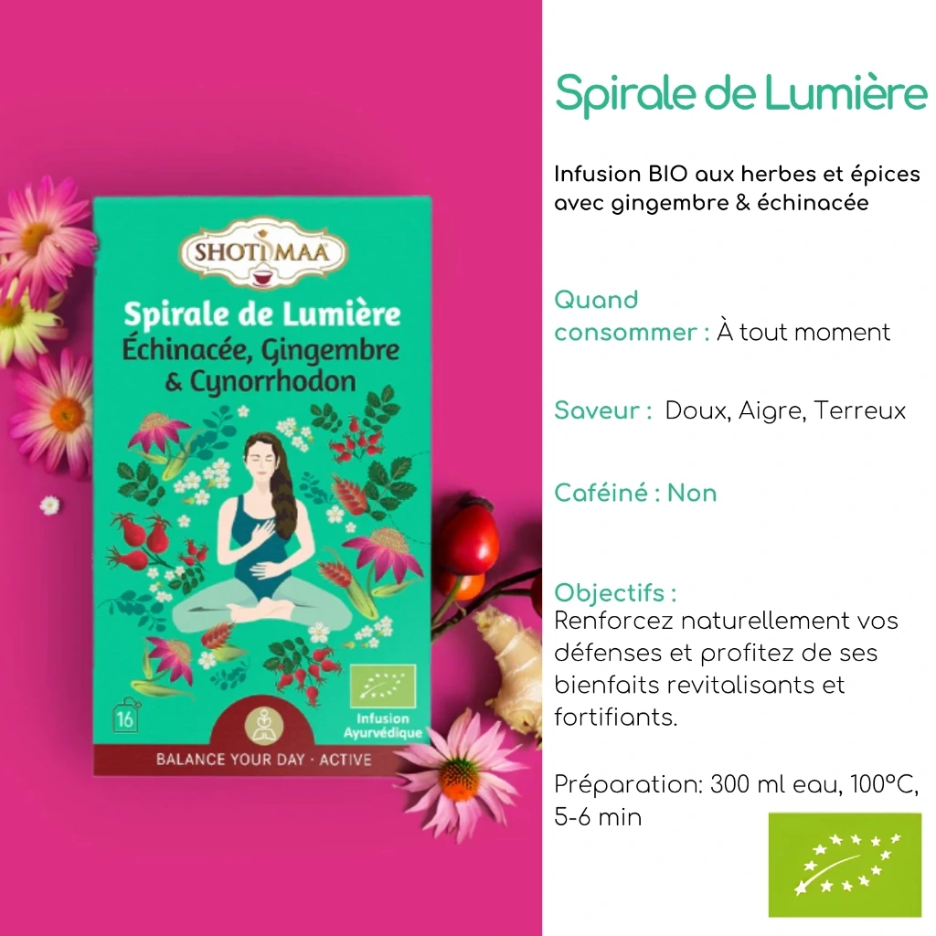 Tisane Bio Gamme "Harmonie" SHOTI MAA Boite de 16 Sachets