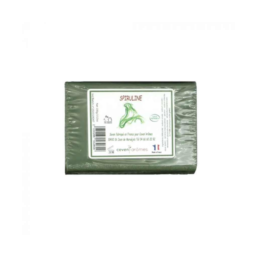 [SSPIRU100] Savonnette à La Spiruline Ceven'Aromes 100G