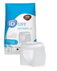 [SFCS-S] Shorty de Maintien Jetable ID CARE Comfort Super Sachet de 5 (Taille S)