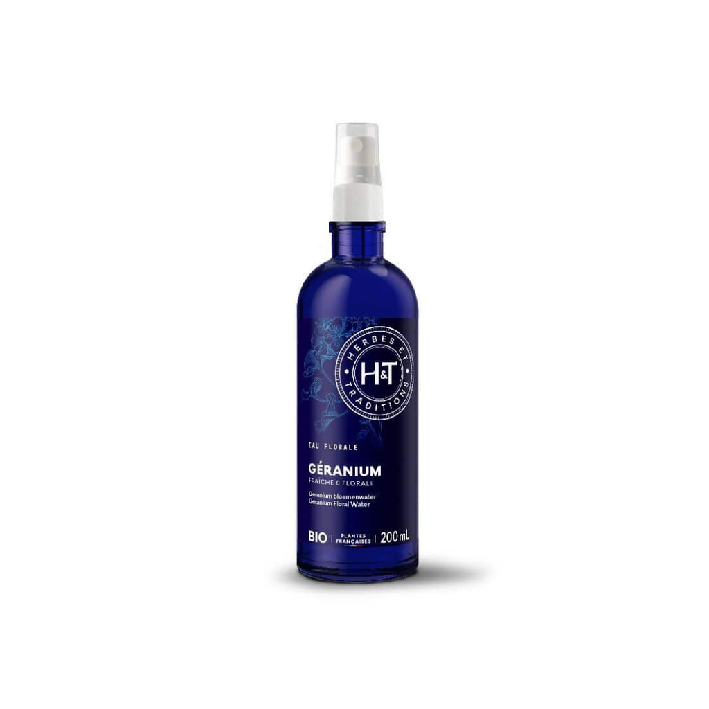 Hydrolat Géranium Rosat EUREKA Vitalité Flacon de 200ML