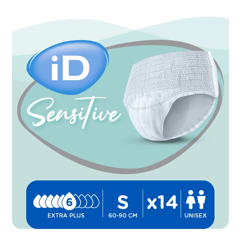 Pants Adulte ID SENSITIVE T1 Small EXTRA PLUS sachet de14