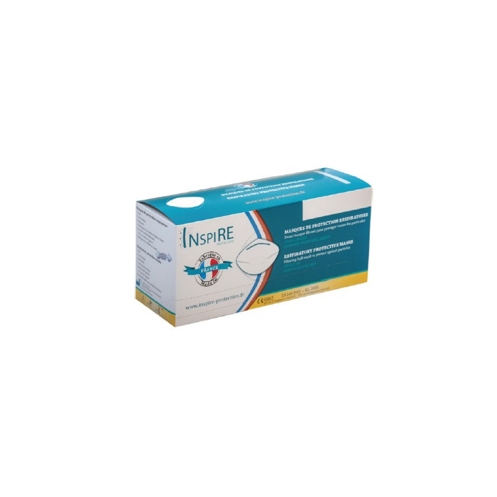 Masque FFP2-NR D type IIR bec de canard ABENA boite de 50