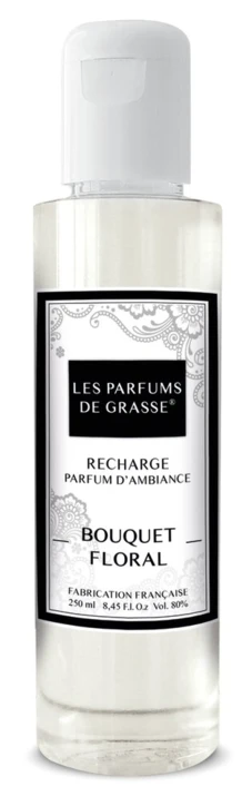 Recharge Parfum de Grasse pour diffusion par capillarité flacon de 250ml