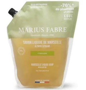 Savon de Marseille Liquide Parfumé Marius Fabre ECO-RECHARGE 1L (Amande Amere)