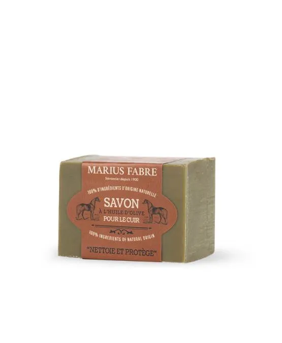 Savon à l'huile d'olive pour le cuir CHEVAUX Marius Fabre 200g
