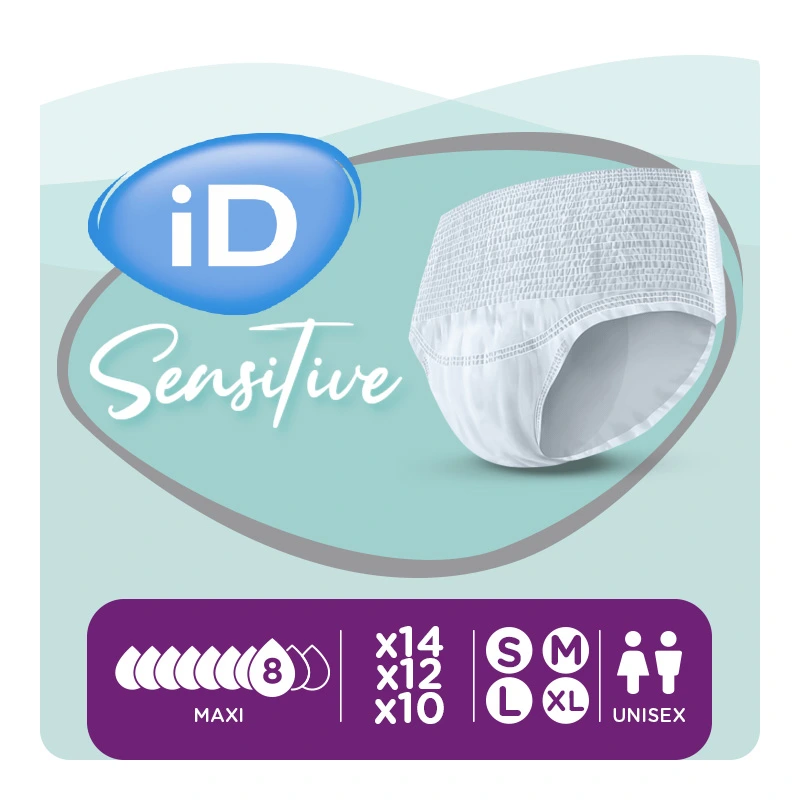 Pants Adulte ID SENSITIVE T2 Médium MAXI Sachet de 10