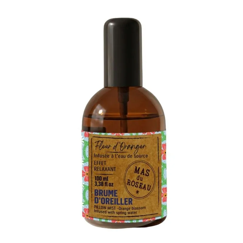 Brume d'oreiller Parfumée Infusion Le Mas Du Roseau Flacon de 100ml (Fleur d'Oranger)