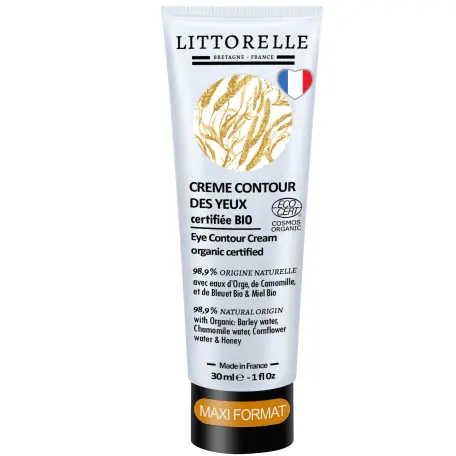 Crème Contour des Yeux à l'Eau d'Orge Bio Littorelle 30ml