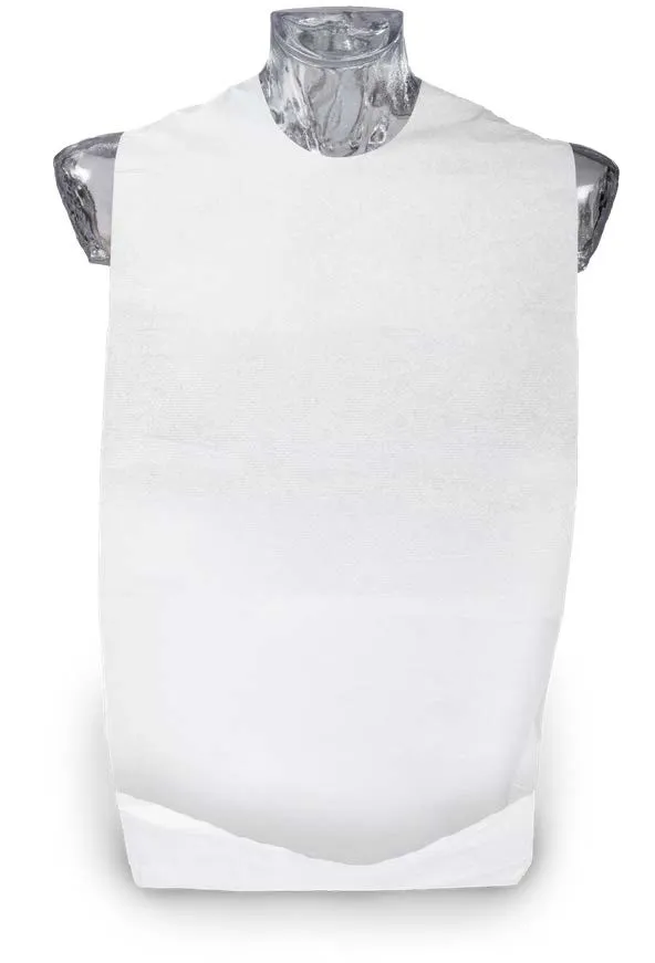 Bavoir Adulte à usage unique 70x37cm Abena Sachet de 100