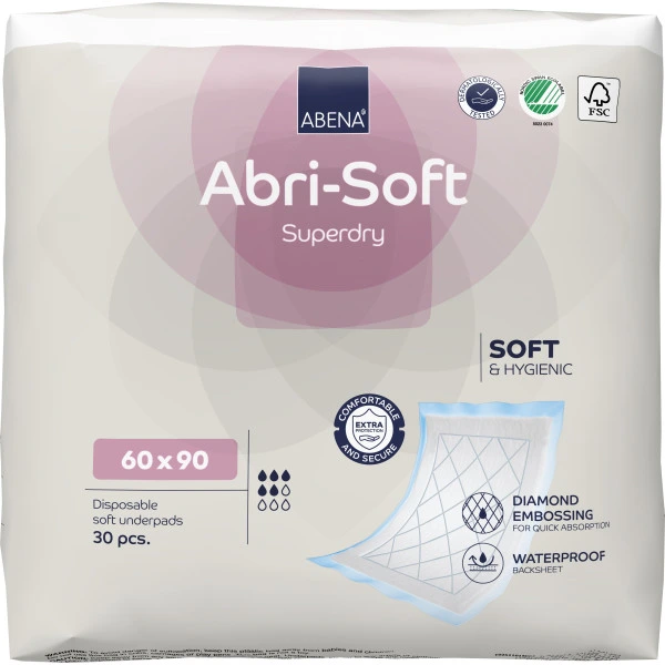 Alèse 60 X 90 cm Abena Abri-Soft Superdry Sachet de 30
