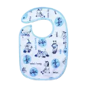 Bavoir Lavable pour Bébé 23x20cm avec Velcro AKUKU Lot de 10