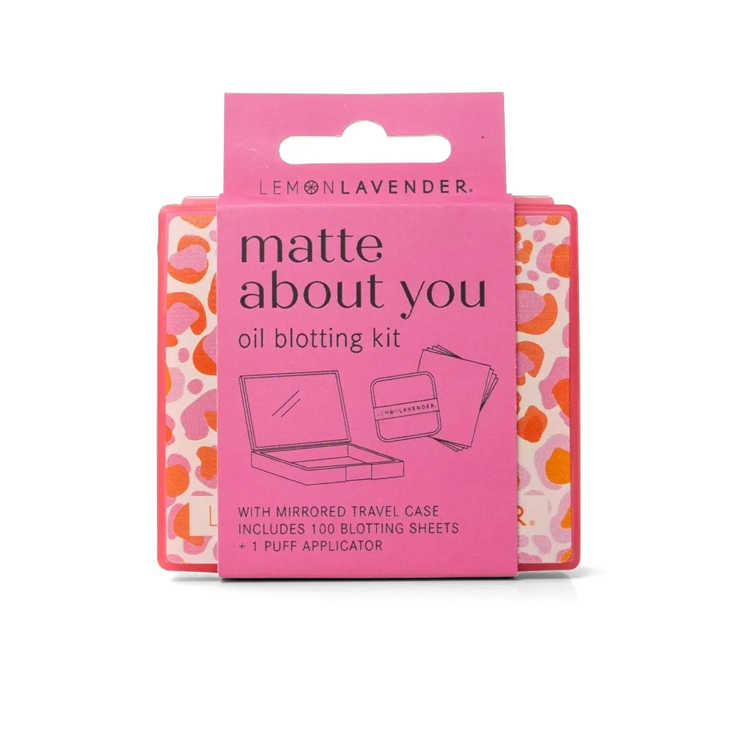 Kit Matifiant Lemon Lavender : Applicateur + 100 feuilles (Jaune)