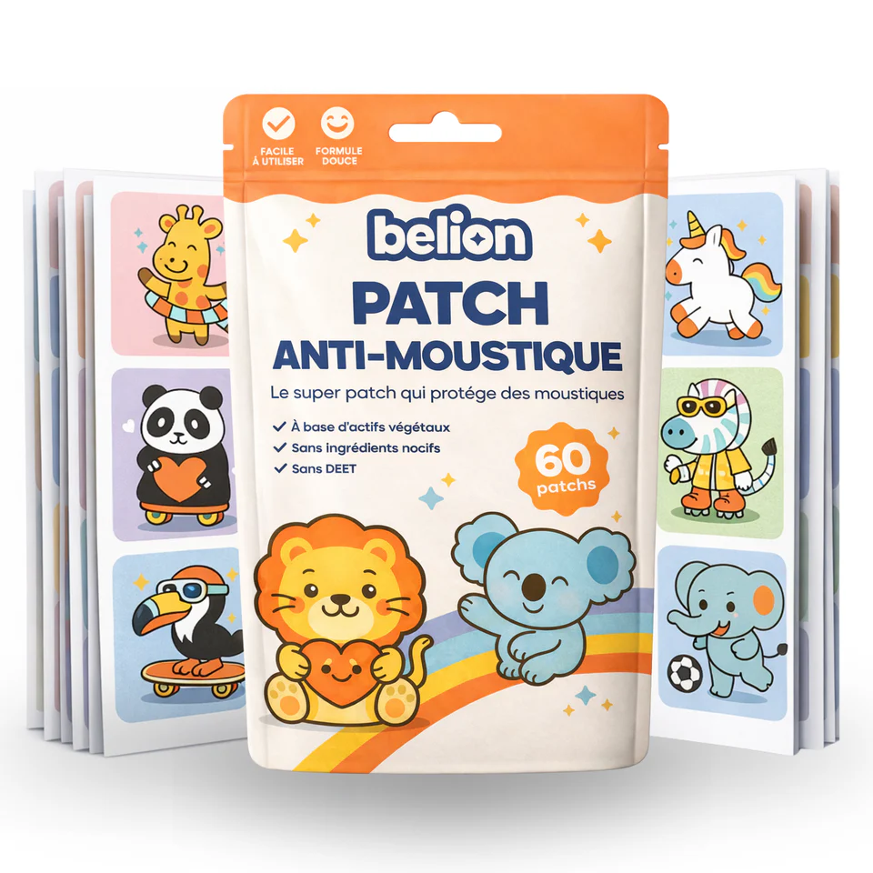 Patch Vêtements Anti-Moustique BELION Sachet de 60