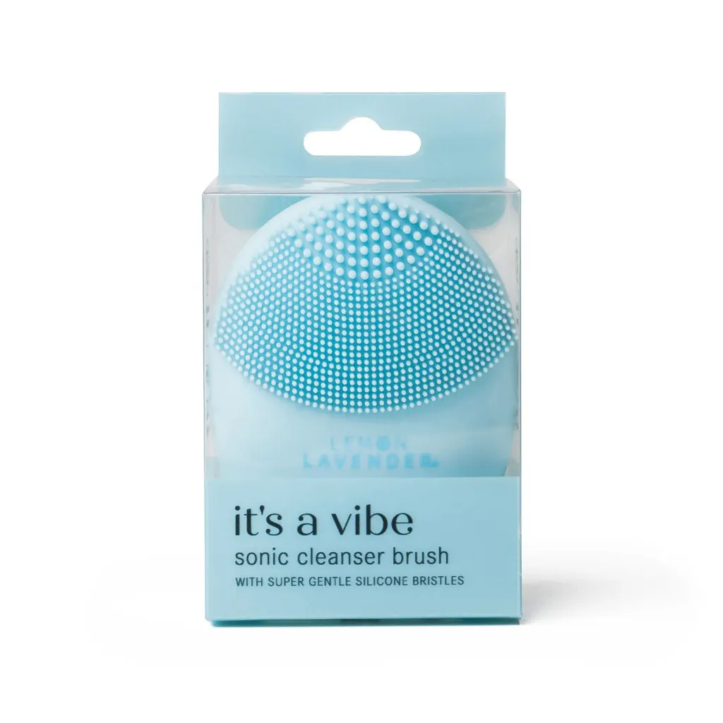 Brosse Nettoyante Visage Ultrasonique Lemon Lavender (Bleu)